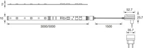 Ledvance - Striscia LED RGBW dimmerabile FLEX 3m LED/10W/230V + +TC