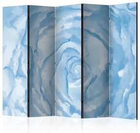 Paravento rose (blue) II [Room Dividers]