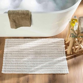 Tappetino per il bagno bianco 50x80 cm Voltis – douceur d'intérieur
