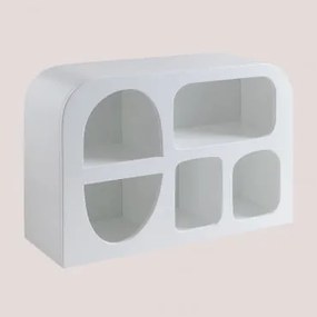 Mensola in MDF (40cm) Edna Bianco - Sklum