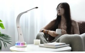 Immax 08974L - LED RGB Lampada da tavolo dimmerabile CORELLA LED/7W/12/230V bianco