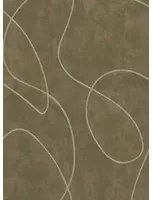Eijffinger Carta da parati panoramica Painted Lines - Olive