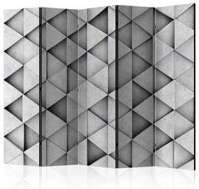 Paravento Grey Triangles II [Room Dividers]