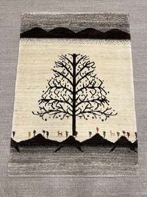 Loribaft Tappeto 120 x 90 Beige (Iran) Annodato A Mano