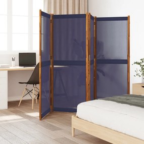 Divisorio A 4 Pannelli Blu Scuro 280x180 Cm /