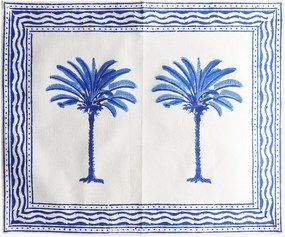 Tovagliette americane in cotone stampato a mano The Palms 4 pz