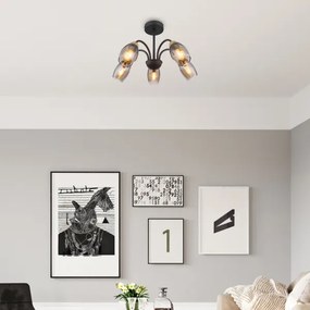 Globo 60297-5D - Lampadario a sospensione con supporto rigido GERLY 5xE14/25W/230V