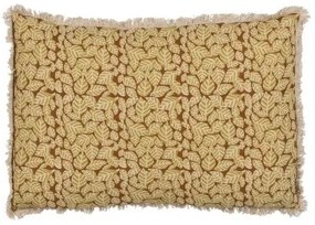Cuscino Cotone Marrone Beige 60 x 40 cm
