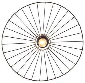 Nero opaco apparecchio da soffitto ø 60 cm Chapeau - Trio