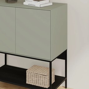 Mobile verde-nero 80x90x40 cm Amira - Marckeric