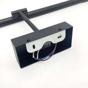 Illuminazione per specchio da bagno MIRROR LED/8W/230V 4000K IP44 60 cm nero