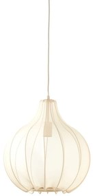 Lampadario beige con paralume in tessuto ø 39 cm Elati - Light &amp; Living