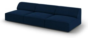 Divano in velluto blu scuro 240 cm Jodie - Micadoni Home