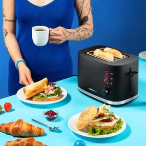 Niceboy ION Cruncher C3 - Tostapane a due fori e tostatore 870W/230V nero