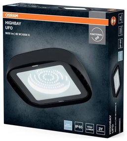 Osram - Apparecchio industriale da soffitto HIGHBAY LED/80W/230V 6500K 23x23 cm IP65