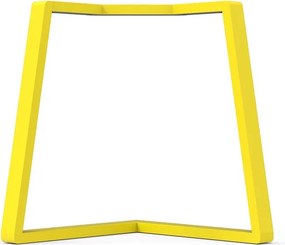 Gamba per mobili STEELMI Angolo in acciaio giallo lucido L 78 x P 78 x H 70 cm