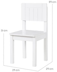 Sedia per bambini bianca – Roba