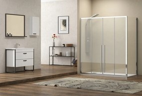 Box doccia 70x170 doppio scorrevole vetro 8 mm anticalcare 200h | KEL6000 - KAMALU