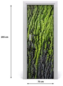 Adesivo per porta Corteccia di albero 75x205 cm