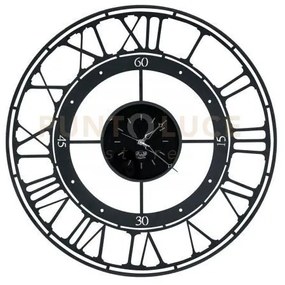 Orologio di design da parete koros 71 nero