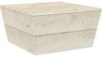 Tavolo da Giardino 60x60x30 cm in Legno di Abete Impregnato cod mxl 69028