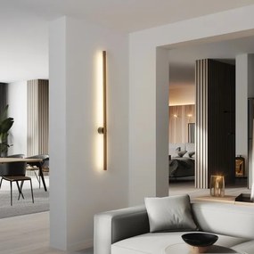 Brilagi - Lampada da parete LED WOODY LINE 12W 230V 120 cm rovere/noce