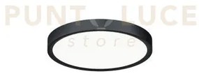 Gpl321- plafoniera d.23cm 3000-4000-6000k 1700-1800-1850lm 18w nero...