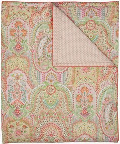 Copriletto trapuntato in cotone Jabali Flower