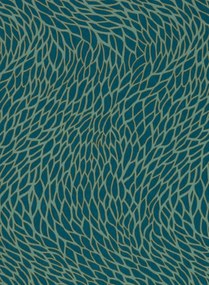 Clarke & Clarke Carta da parati Corallino - Teal