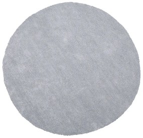 Tappeto shaggy grigio chiaro tondo ⌀ 140 cm DEMRE Beliani