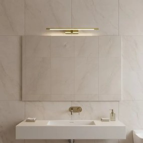 Luce LED per specchio da bagno KLIMT LED/12W/230V 3000/4000/6000K (temperatura colore selezionabile) 60 cm IP44 dorata