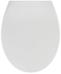 Sedile per wc bianco con chiusura facilitata , 44,5 x 37,5 cm Samos - Wenko