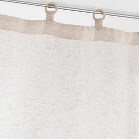 Tende sottili in set beige 2 pz 60x120 cm Minalisa - douceur d'intérieur