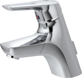 Rubinetto per lavabo estraibile Ceramix Blue cromo lucido