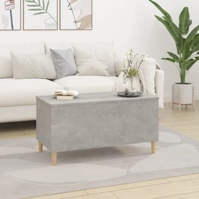 Tavolino salotto grigio cemento 90x44,5x45 cm legno multistrato