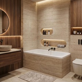 Vasca da bagno acrilica da incasso Rea Gloria 130