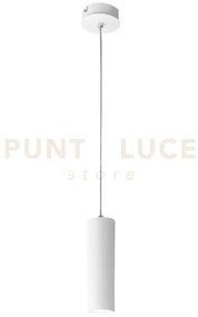 Gso001c- lampada a sospensione bianca in alluminio 1 luce led 3000k...