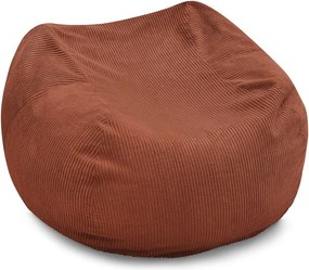 Puof a sacco color mattone Voltaire – Bobochic Paris