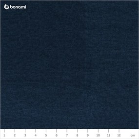 Divano blu scuro allungabile/con contenitore e rivestimento in velluto 216 cm Selene – ELTAP