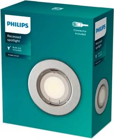 Philips - Faretto da incasso PERIDOT 1xGU10/7W/230V argento