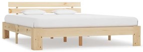 Giroletto Senza Materasso 160x200 Cm İn Legno Massello Di Pino /