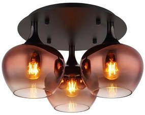 Globo 15548-3DG - Lampadario a plafone MAXY 3xE27/40W/230V rame