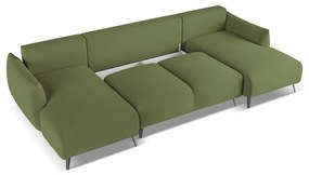Divano angolare verde Malie – Makamii