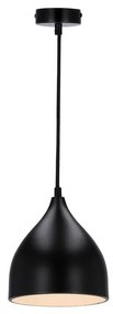 Lampadario a sospensione con filo YSTAD 1xE27/40W/230V nero