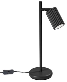 Sollux SL.1586 - Lampada da tavolo KARBON 1xGU10/10W/230V nero