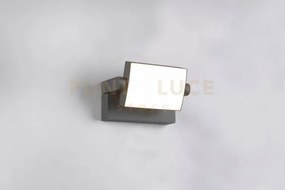 Kansas applique da esterno led  10w 1000lm, 3000k orientabile fusio...