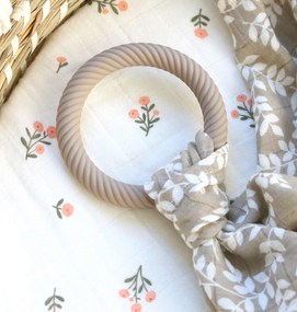 A Little Lovely Company - massaggiagengive in silicone - taupe, 2 pezzi