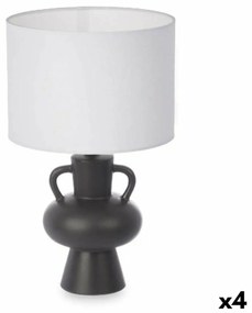 Lampada da tavolo Vaso 40 W Nero Ceramica 24 x 39,7 x 24 cm (4 Unità)