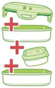 Porta vivande grande Maped Picnik Concept Kids rosso, 1,4 l