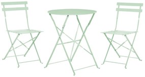 Set da balcone acciaio menta FIORI Beliani